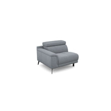 Salon d'angle modulaire Lenon — Gris clair chiné