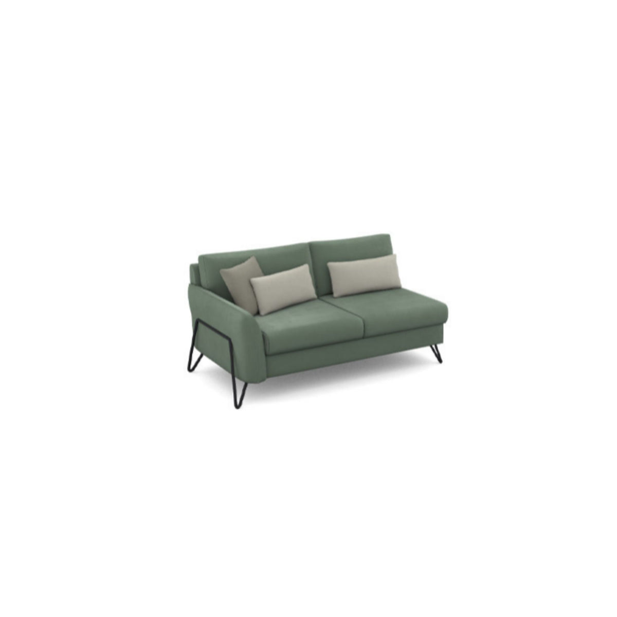 Salon d'angle modulaire Stark — Gris taupe