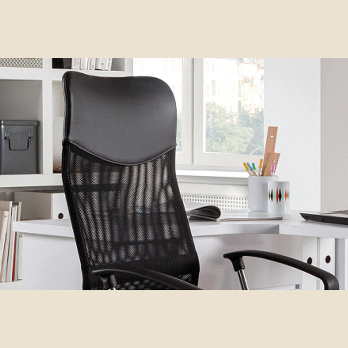Chaise de bureau Max — Mesh dossier haut