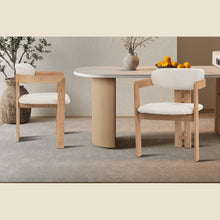 Chaise Camille — Frêne massif et tissu