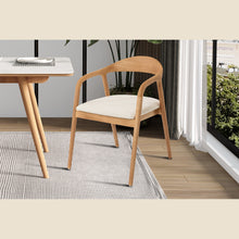 Chaise Claire — Frêne massif et tissu