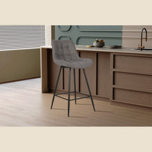 Chaise de comptoir Ariba — Tissu