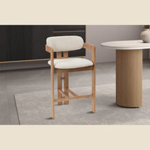 Chaise de comptoir Camille — Frêne massif