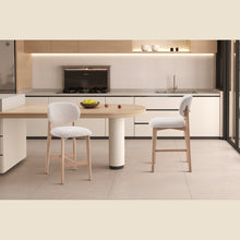 Chaise de comptoir Carmen — Chêne massif