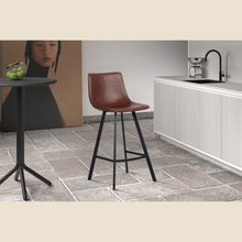 Chaise de comptoir Ozan — Simili cuir