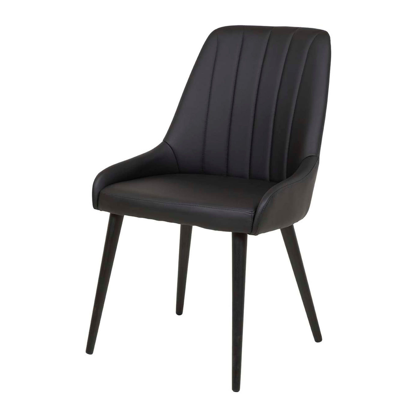Chaises ST2105 — Lot de 2 · Simili-cuir noir