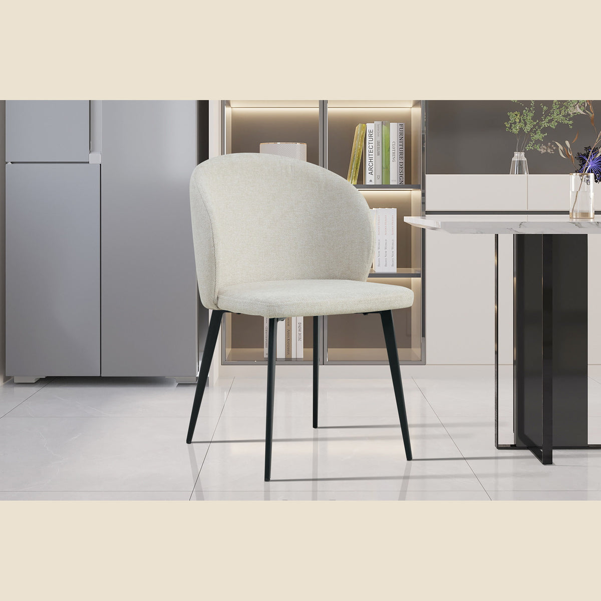 Chaise Toledo — Tissu ou bouclé