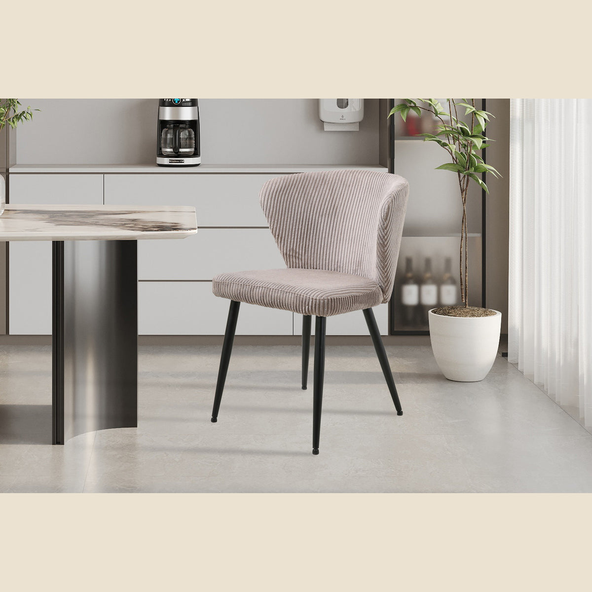 Chaise Tornado — Corduroy côtelé