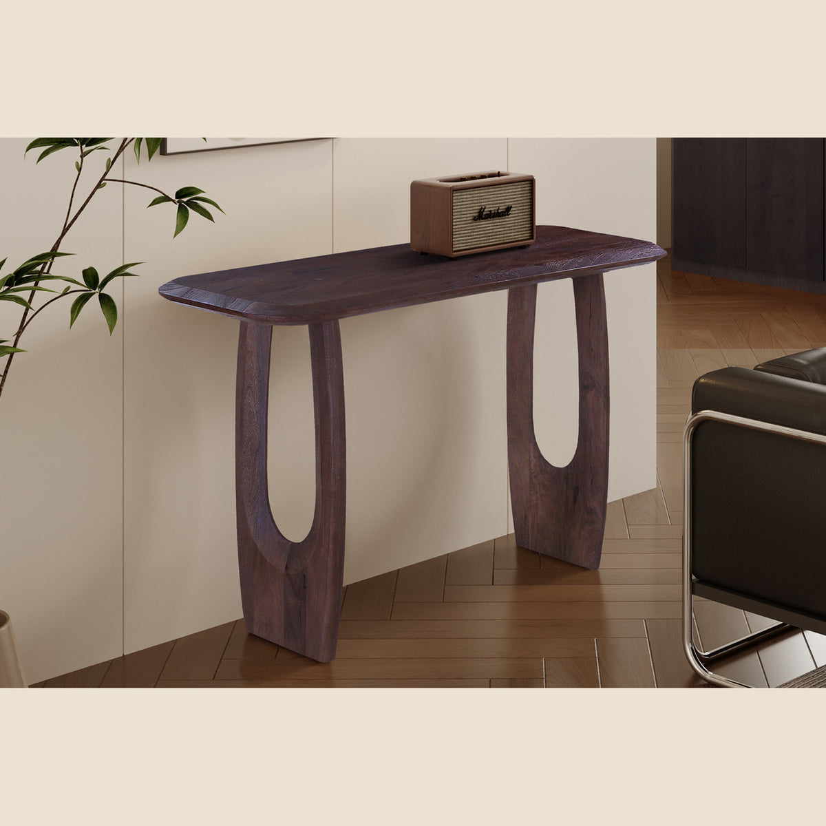 Console Braga — Bois de manguier