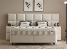 Lit Conso — Boxspring à coffres de rangement