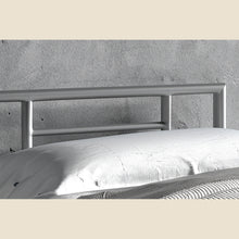 Lit Sandro avec sommier — Métal gris