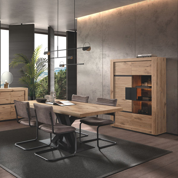 Salle à manger San Marino — Canyon Oak / Nox