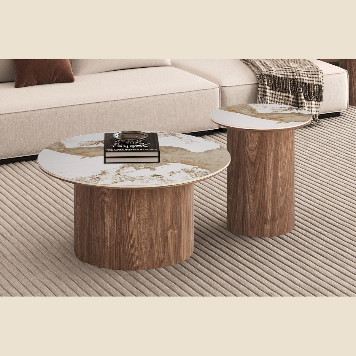 Table basse Evora — Pierre brillante Pandora