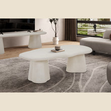 Table basse Faro — 130 cm, forme organique
