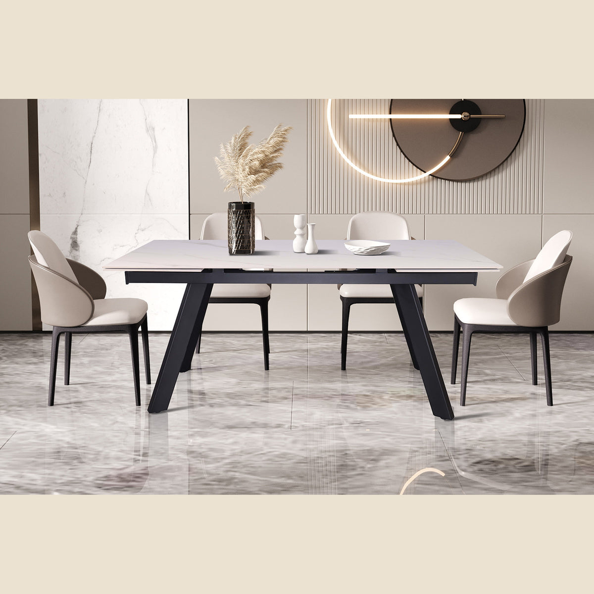 Table extensible Hera — 160-240 cm, rectangulaire