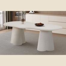 Table Faro — Effet ciment, organique ou ronde