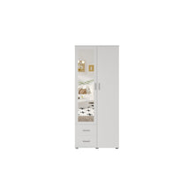 Armoire Marc — Portes battantes avec miroir