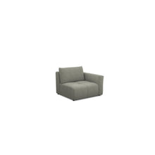 Salon d'angle modulaire Amber — Gris clair chiné