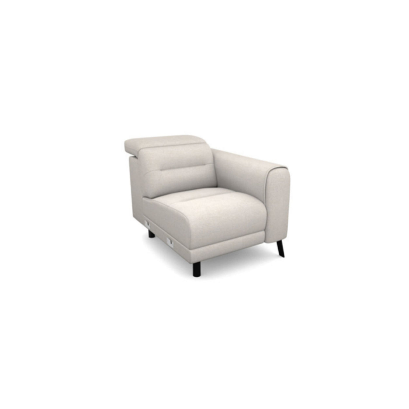 Salon d'angle modulaire Belti — Gris clair