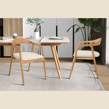 Chaise Claire — Frêne massif et tissu