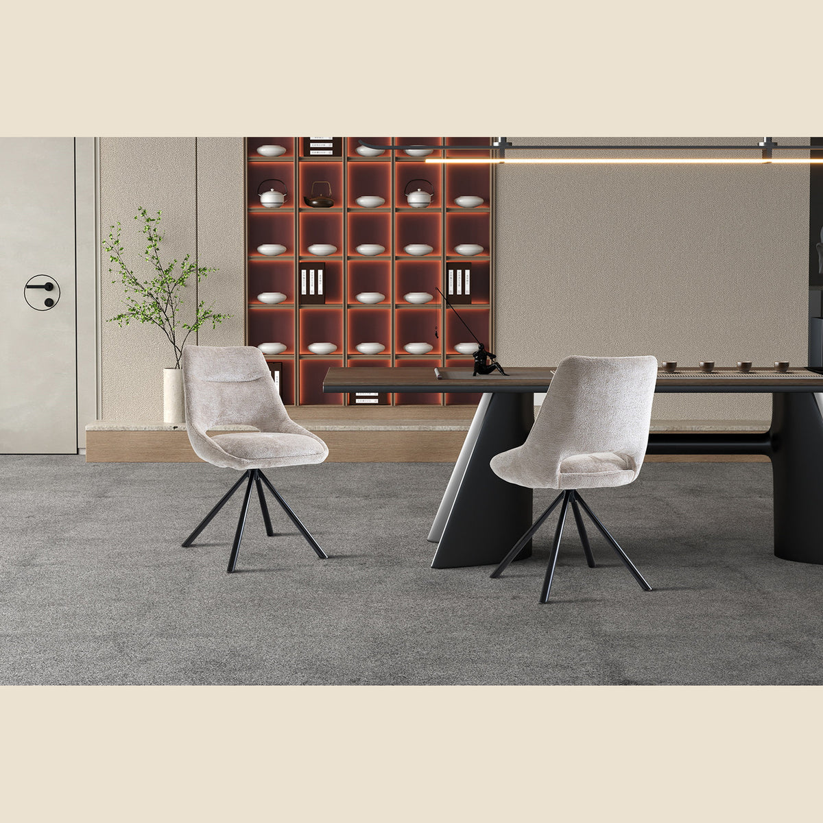 Chaise Dante — Tissu