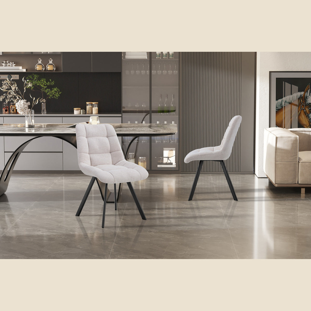 Chaise Lizzy — Tissu