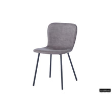 Chaise Susan — PU, taupe ou gris foncé