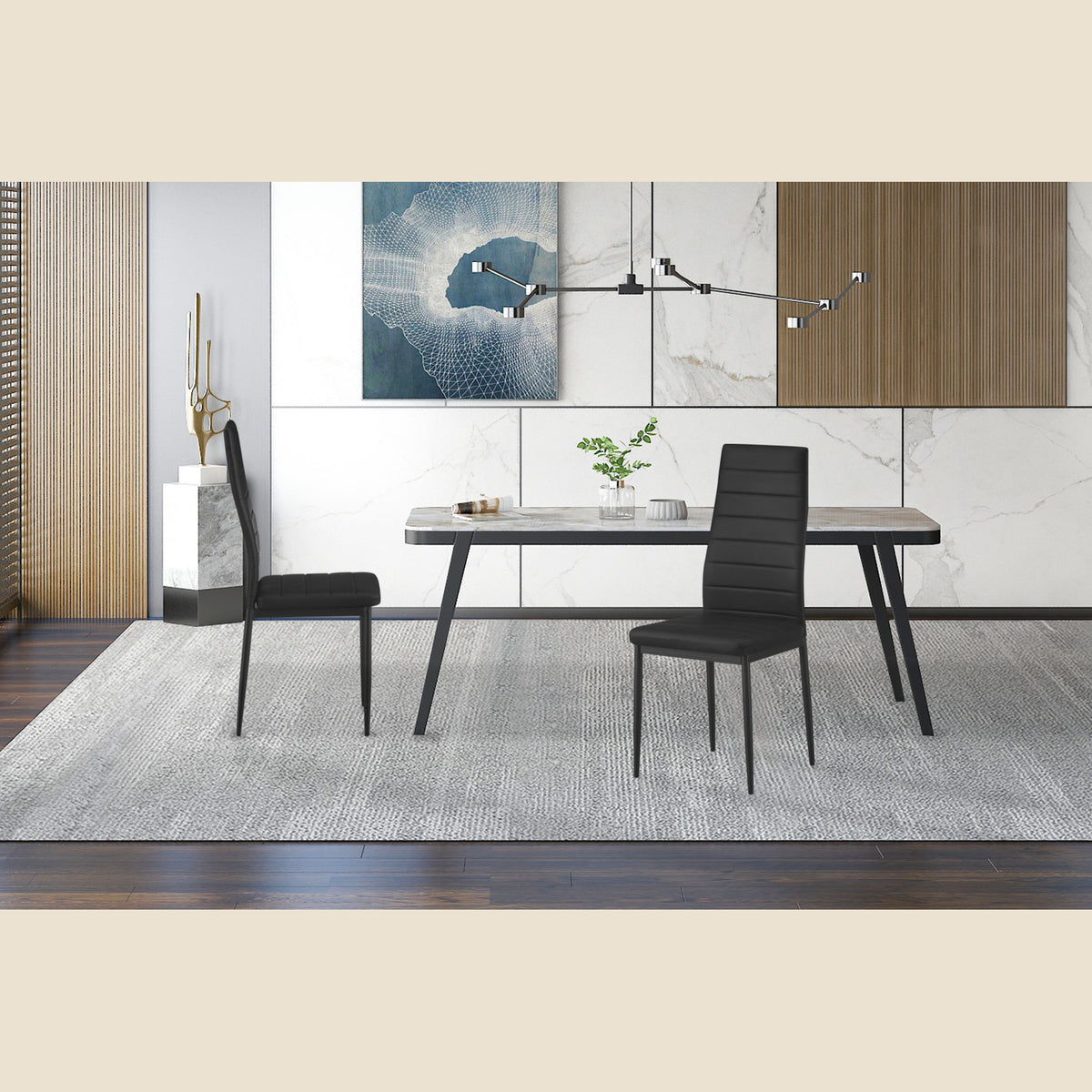 Set de 4 chaises Cato-Kenzo — PU