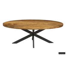 Table Alexa — Bois de manguier, ovale 200 cm