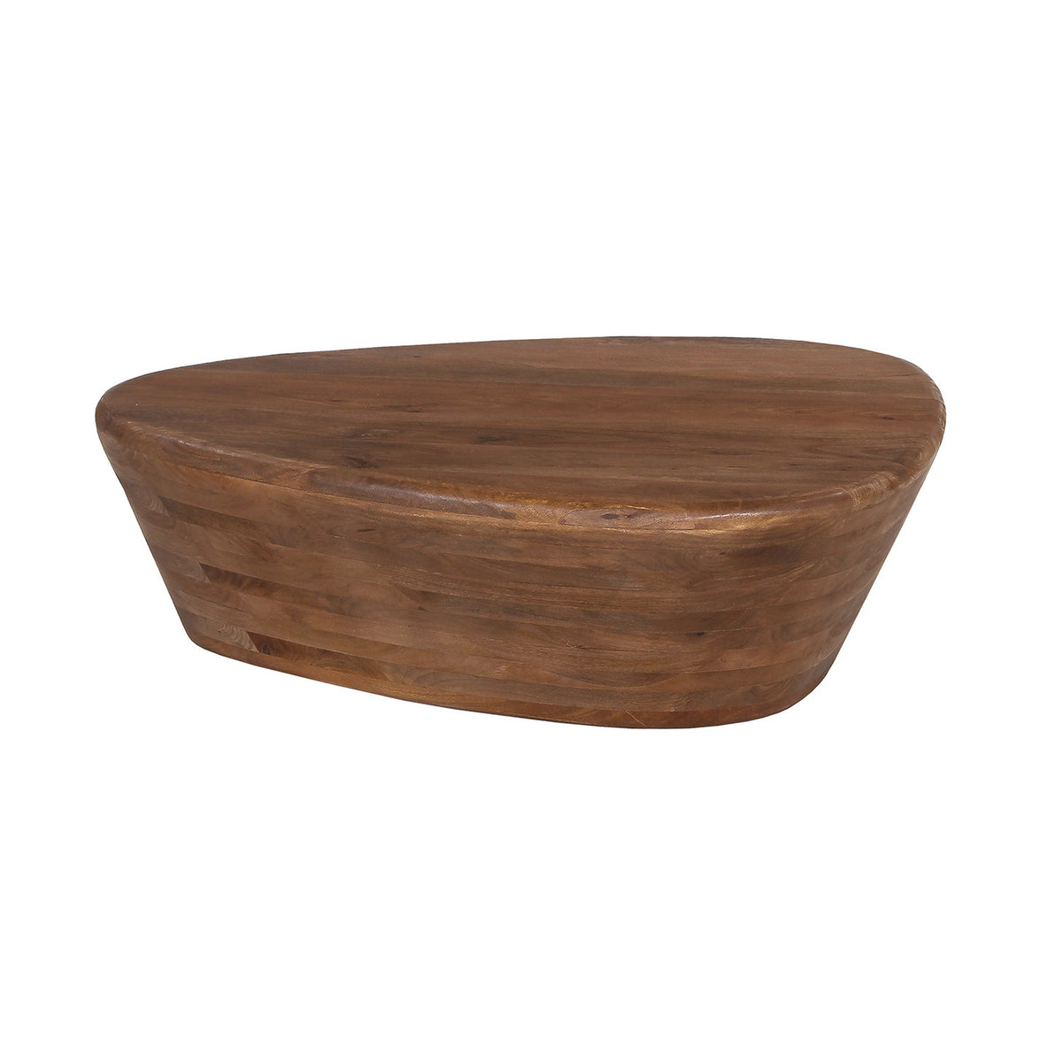 Table basse Evan — Bois de manguier massif
