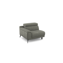 Salon d'angle modulaire Amira — Gris clair chiné