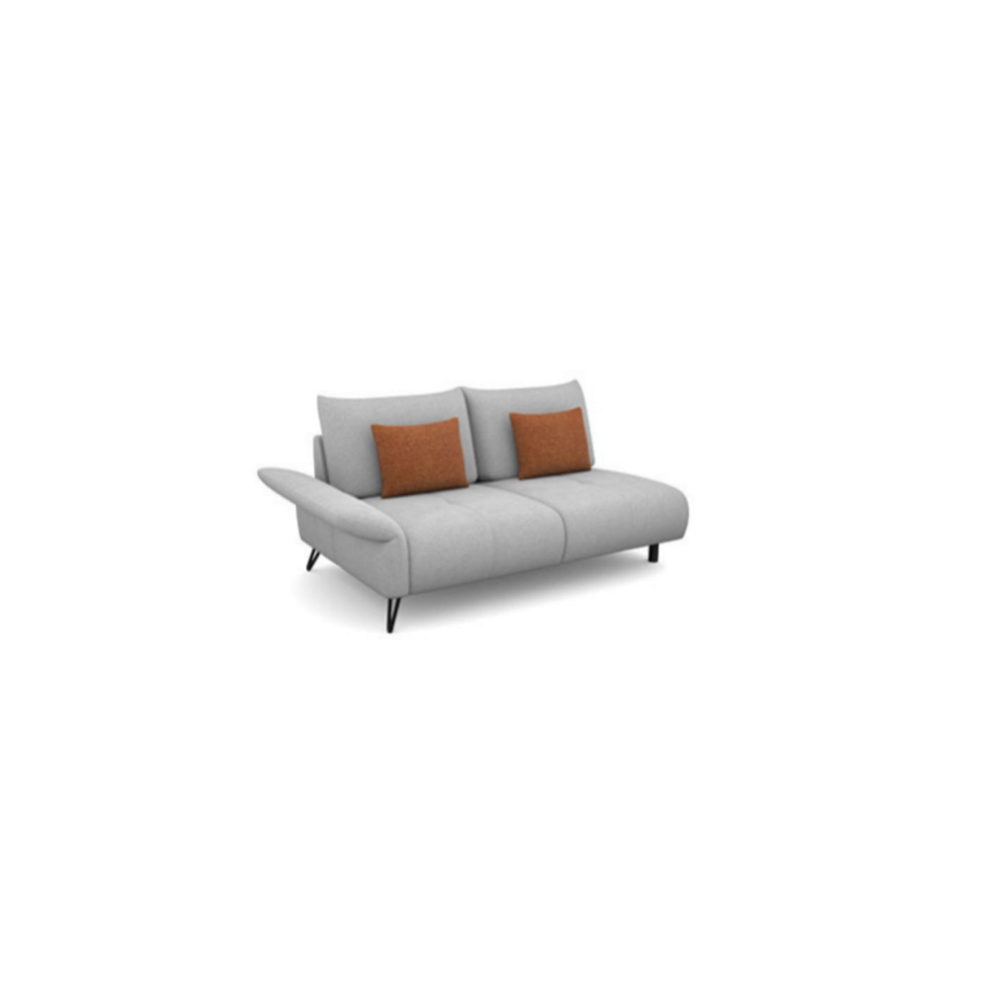 Salon d'angle modulaire Essen — Gris clair