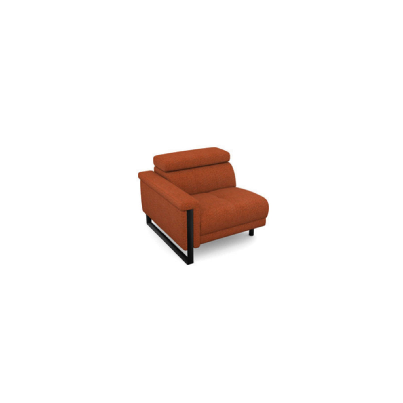 Salon d'angle modulaire Jaime — Terracotta