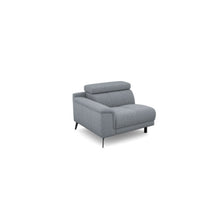 Salon d'angle modulaire Lenon — Gris clair chiné