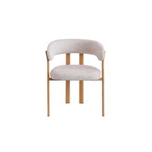 Chaise avec accoudoirs Julia — Tissu chiné