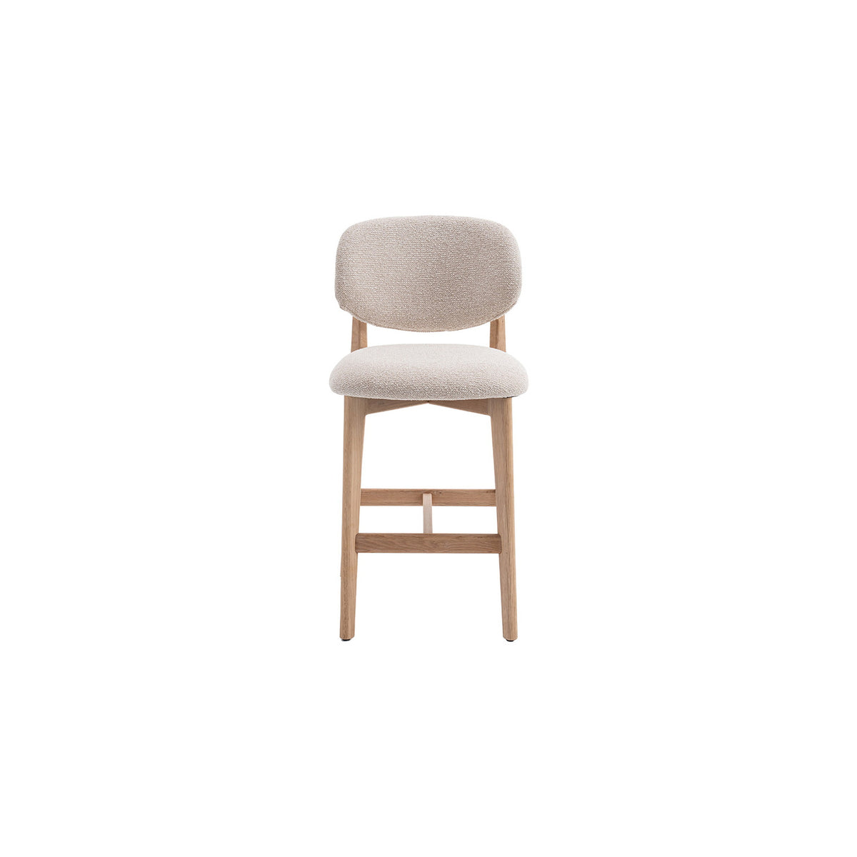 Chaise de comptoir Carmen — Chêne massif