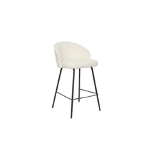 Chaise de comptoir June — Bouclé