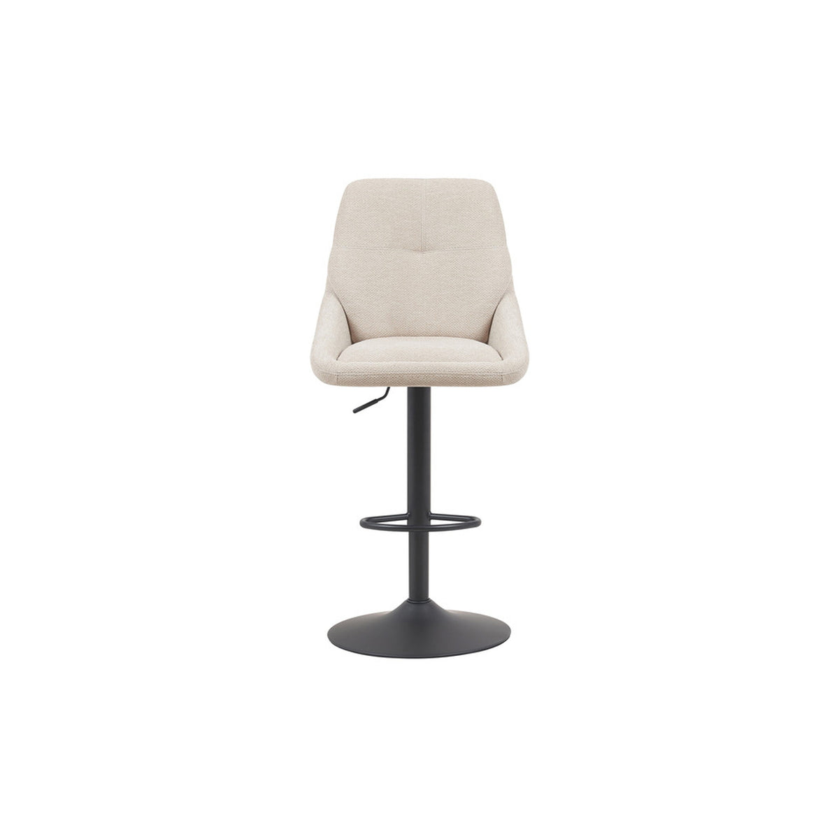 Chaise de bar Sabine — Tissu, pivotante