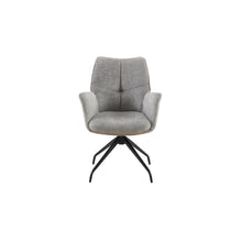 Chaise Lamor — Pivotante, tissu gris