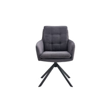 Chaise Luna — Velours côtelé, pivotante