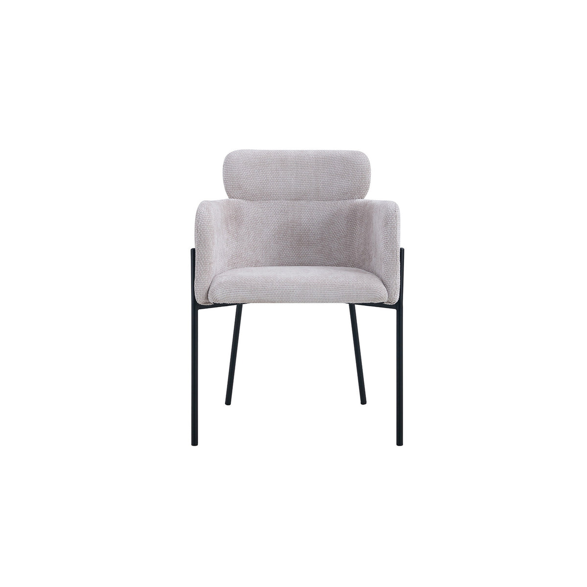 Chaise Naomi — Tissu, avec accoudoirs