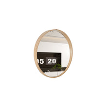 Miroir Roxy — Rond, chêne vieilli