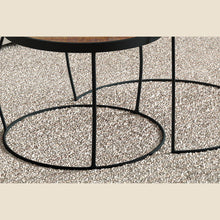 Table basse Lars — Set de 2, bois de manguier