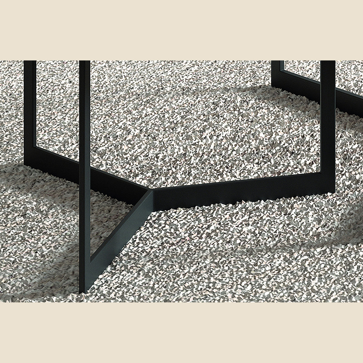 Table basse Laveu — Set de 2, bois de manguier