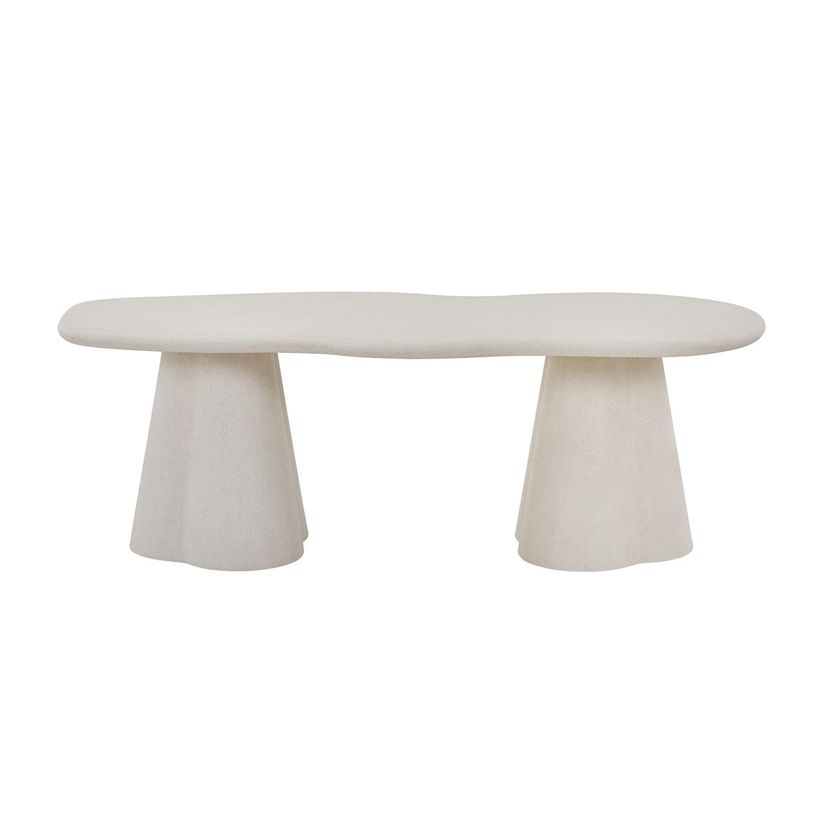Table Faro — Effet ciment, organique ou ronde