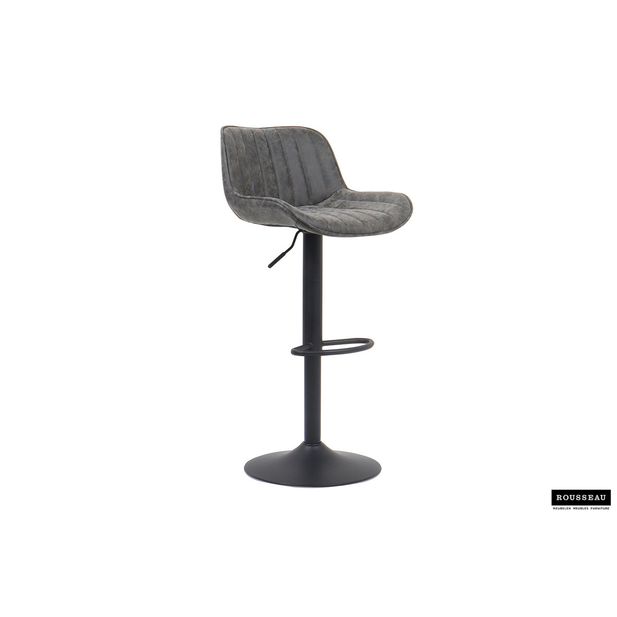 Tabouret de bar Fenna — PU vintage