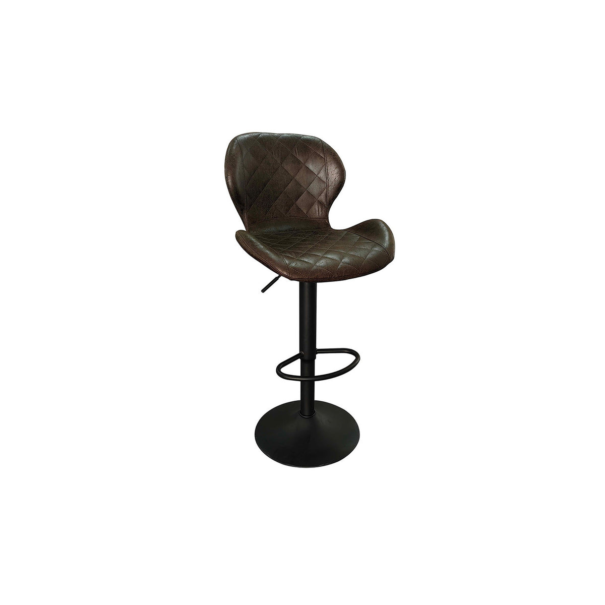Tabouret de bar Malaga — PU capitonné