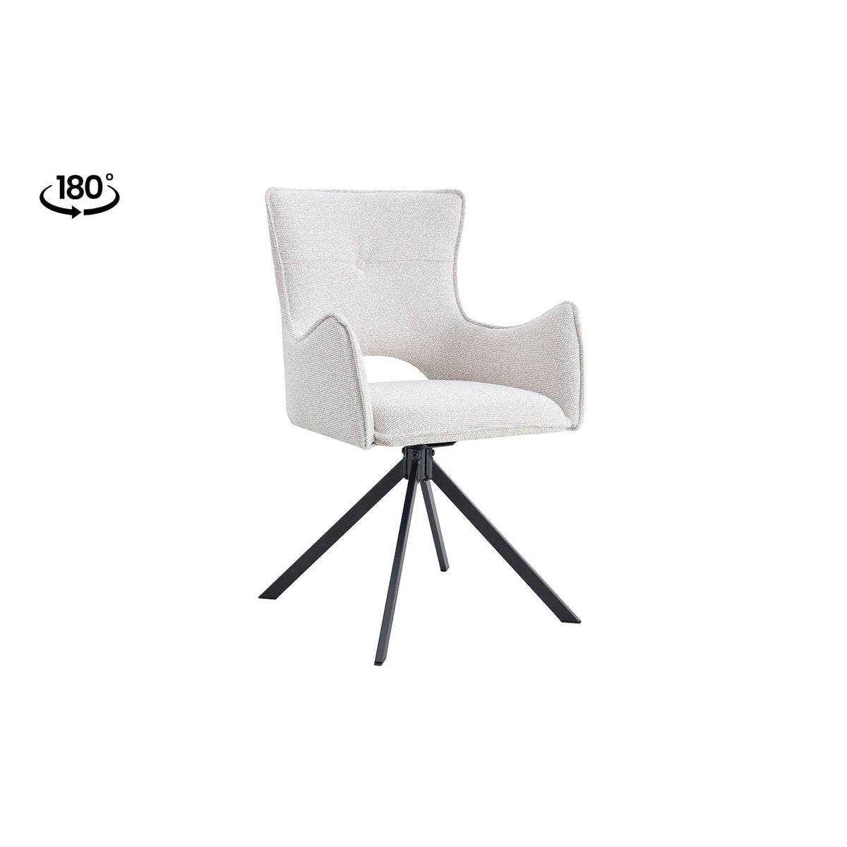 Chaise Billy pivotante — Tissu