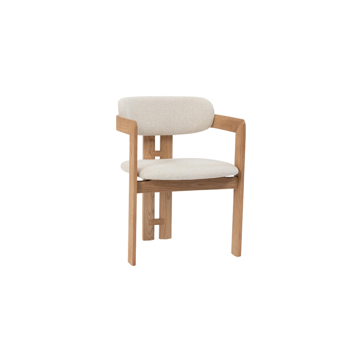 Chaise Camille — Frêne massif et tissu