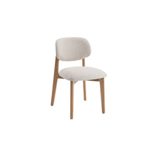 Chaise Carmen — Chêne massif et tissu